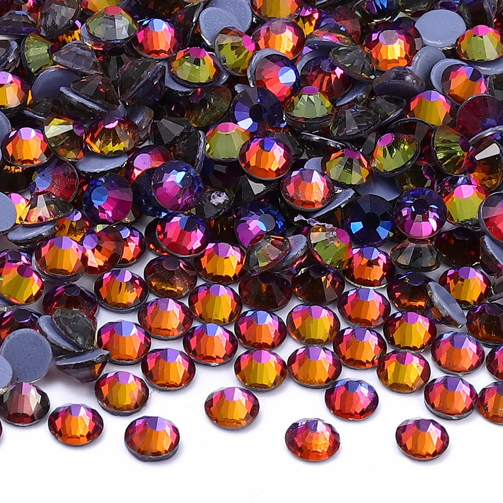 Hotfix Glass Rhinestone Crystal AB Effect High Quality Rhinestones Bulk Crystals Stones Garment Accessories for Clothing