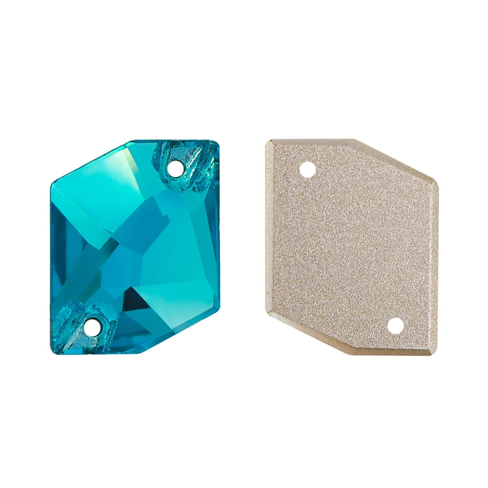 QY Wholesale Cosmic Sewing Crystal Glass Bling Sew-On Rhinestones Flat Back Non Hotfix Stones Bling for Clothing Accessory