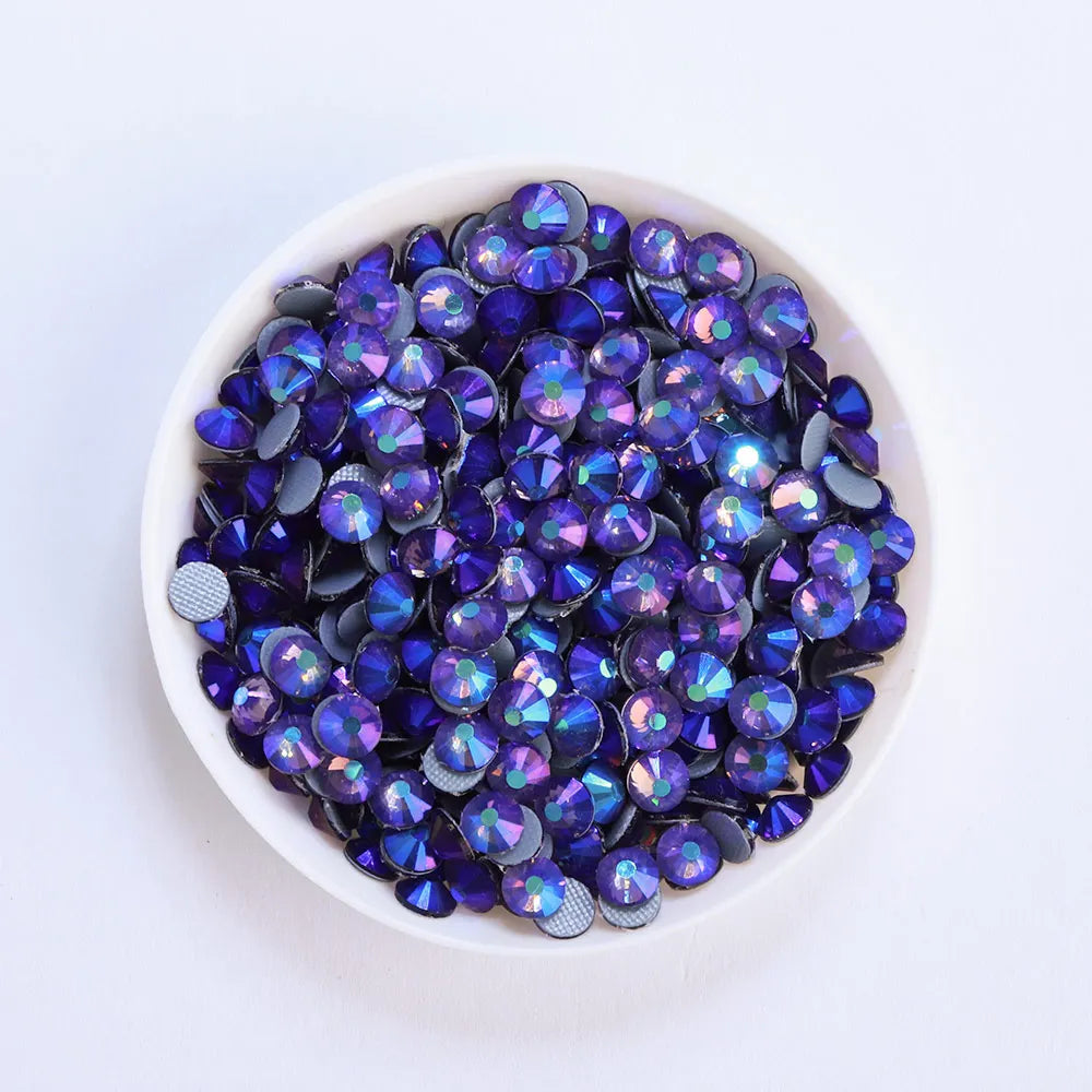 Factory Direct Wholesale High Quality Big Size Ss20-ss50 1440PCS Crystal AB Rhinestones Hot Fix Glass Flat Back Rhinestones