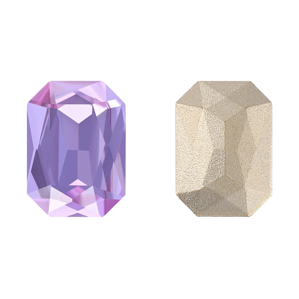 New Shape Hot Selling Maxi Cushion Octagon K9 Glass High Quality Durable Innovative Design Popular Decoration Point Back Stones
