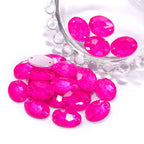 K9 High Quality Neon Fuchsia Series Sew on Glass Sewing Stone Crystal Rhinestones for Dancing Gament Decoration