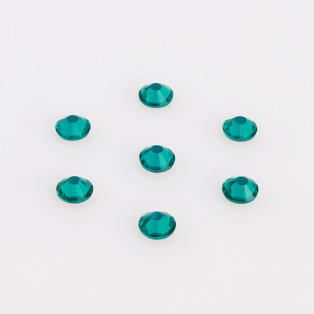 Whosale SS5-SS30 Flat Back Iron on Strass  30 Colors Transfer Rhinestone Flatback Hotfix Rhinestone  for Garment