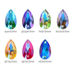 Wholesale 7x12 10x14 11x18 13x22 17x28 mm Raindrop Sew-on Rhinestones Non Hotfix Flatback Sewing Strass Bling for Jewelry Dress
