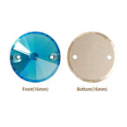 3200 QIYI Innovative Design Top Quality Rivoli Shape Flat Back Glass Crystal Sew on Rhinestones for Designer Garment Decoration