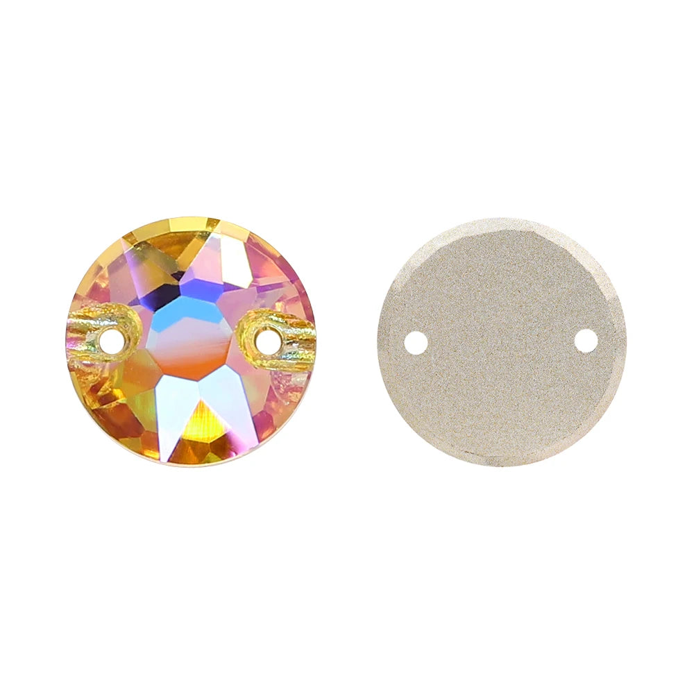 Wholesale XIRIUS Rhinestones 3288  Crystal AB Sew-on Rhinestones Glass  Flatback Rhinestones Sewing Stones for Dress
