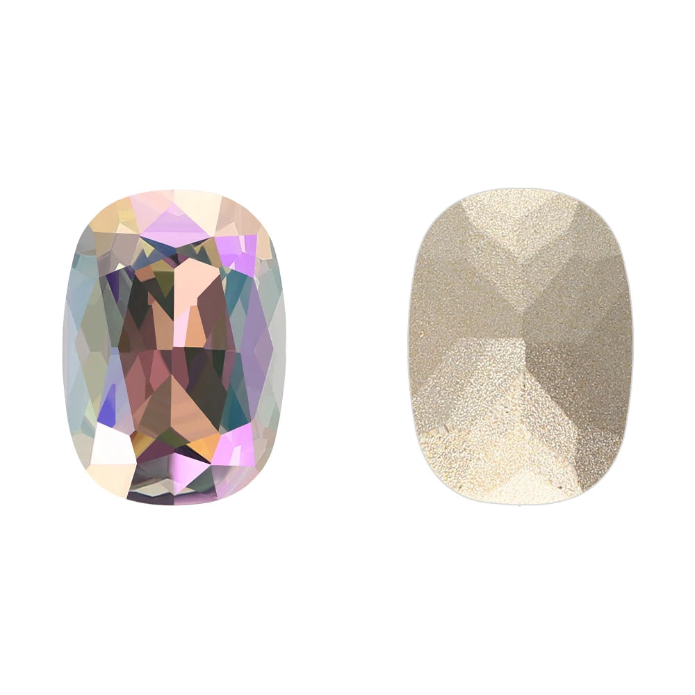 Latest Fashion Design Classical Rectangle for Fancy Stone High Quality Grade AAAAAA K9 Glass Point Back Stones 12 Facets