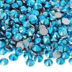 Factory Direct Wholesale Latest Fashion Flat Back Rhinestones Glass Crystal Metallic Series Rhinestone Accessories for Garment