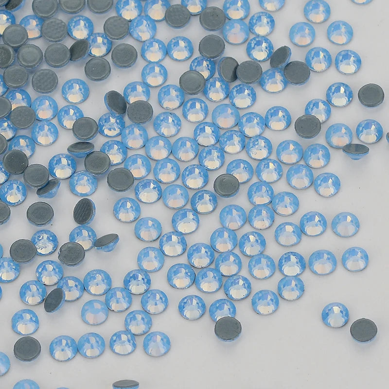 QIYI SS3-SS50 Colorful Hotfix Rhinestones Glitter Crystal Glue on Strass Diamond Rhinestones for Garment Decorations