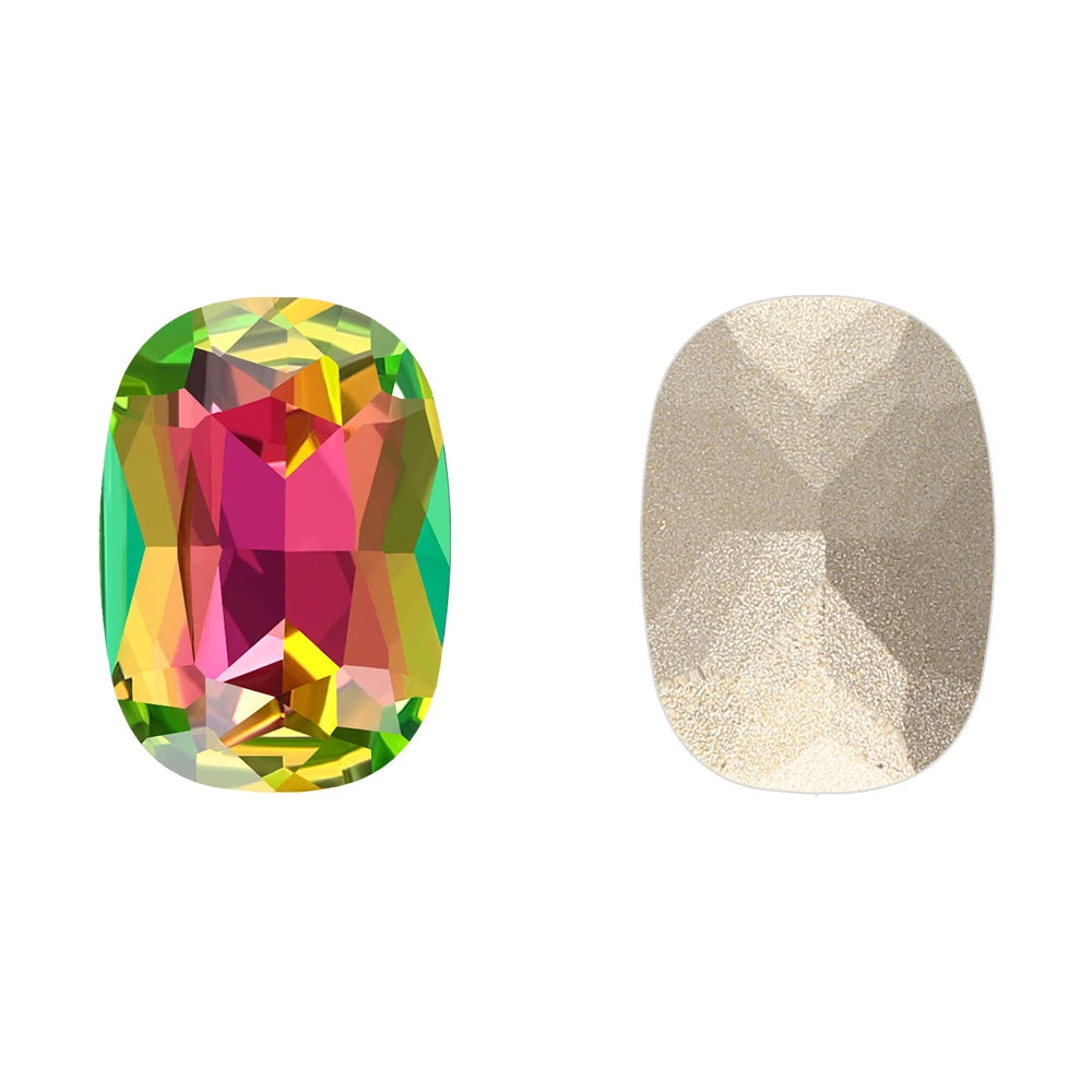 Latest Fashion Design Classical Rectangle for Fancy Stone High Quality Grade AAAAAA K9 Glass Point Back Stones 12 Facets