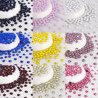 QIYI 1001-1035 SS30-SS50 Colors Flat Back Hot Fix Durable Latest Fashion Popular Style Glass Crystal Rhinestones for Garment