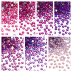 QIYI 2024 Wholesale High Quality Luxury Fashion Style Red AB Non Hofix Glass Flat Back Rhinestone for Decorate Garments Nail Art