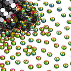 Factory Wholesale Big Bag Non Hotfix Rhinestones SS6-SS30 Glass Crystal Flatback Regular Cut Rhinestones for Nails Art