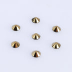 Wholesale Hot Fix Aurum Glass Rhinestone High Quality FlatBack Rhinestones SS6-SS30 for Garments and Art Decoration