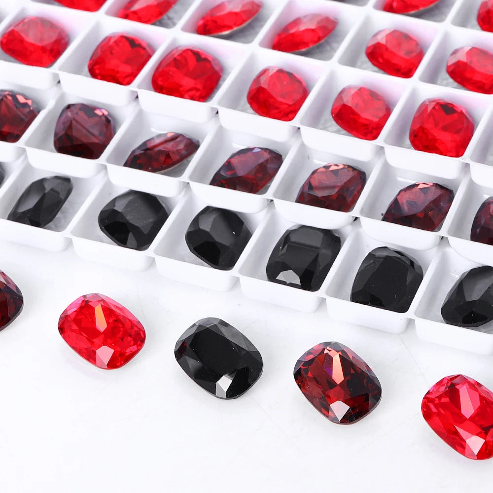 4568 Qiyi Innovative Design Classical Baguette Fancy Stone Top Quality Grade 6A K9 Glass Point Back Stones for DIY Decoration