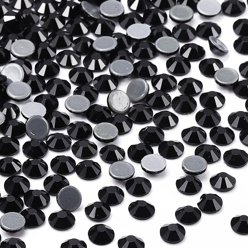 Customization  Crystal Rhinestones Hotfix Rhinestones Bulk Accessories for Shoes Wholesale Multi Color Glass MOQ 1 Bag