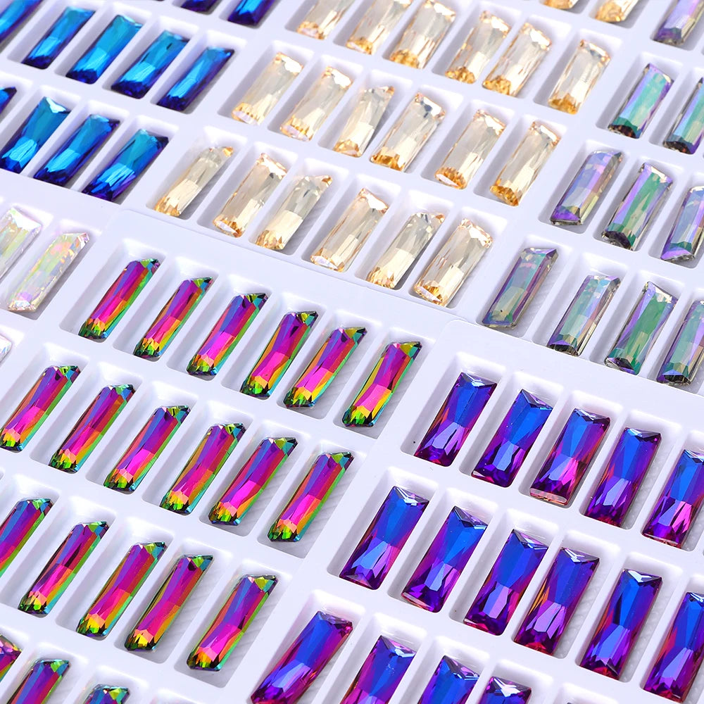 2024 Hot Selling Factory Direct Wholesale High Quality K9 Glass Crystal Fancy Shape Bright Shining Rhinestone for DIY Decoration