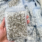 QIYI 1130-1187 SS3-SS20 Factory Direct Wholesale High Quality Durable Glass Crystal Non Hot Fix Flat Back Rhinestones for Girls