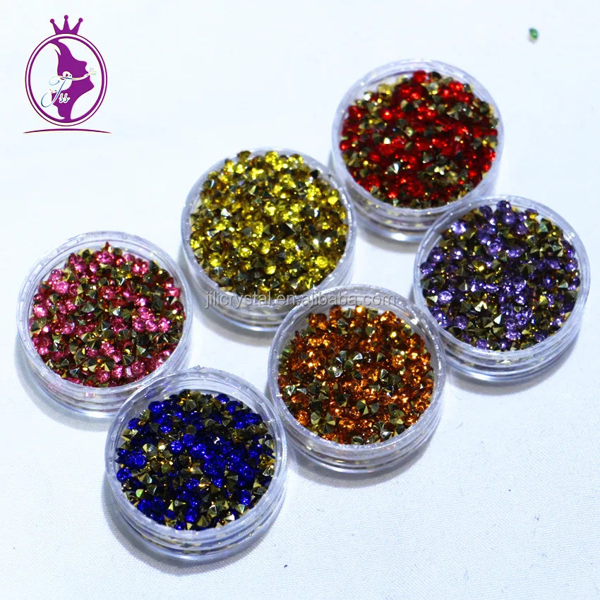 Wholesale 3mm Resin Diamond Rhinestones Point-Bottom Diamond Clothing Processing Accessories DIY Materials Crystal