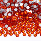 2024 New Design 10 Kinds Red Colors S6-SS30 Bulk Rhinestones Crystal Angola Red Rhinestones Glass Rhinestone for Clothing