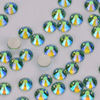 Popular Wholesale Flat Back Non Hot Fix Rhinestone Bling Nail Glitter Crystal AB Jelly Rhinestones Bulk for Nail Art Decoration