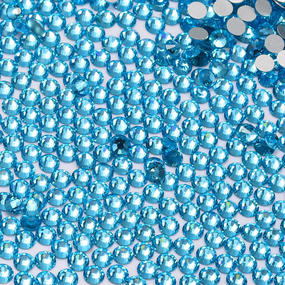 QIYI Latest Fashion Popular Style SS3-SS20 1001-1129 Colors Non Hot Fix High Quality Durable Glass Crystal Rhinestones for Shoes