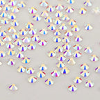 Customized Rhinestone Supplier Glass Crystals Nail Art Rhinestones SS10 Non Hot Fix Diamond AB Rhinestone Bling for Garment Nail