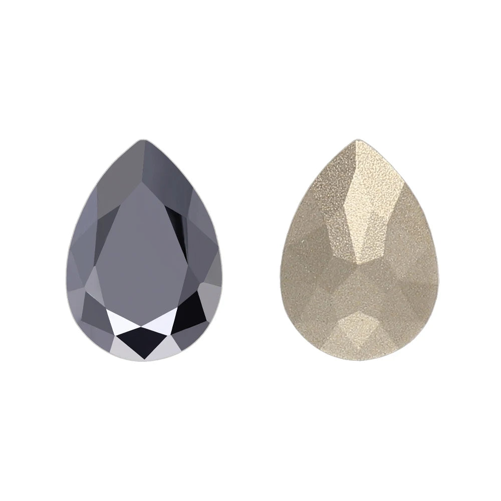 Factory Direct Effect Color New Design K9 Glass Top Quality Crystal Point Back Drop Shape Rhinestones for Clothing Accessories