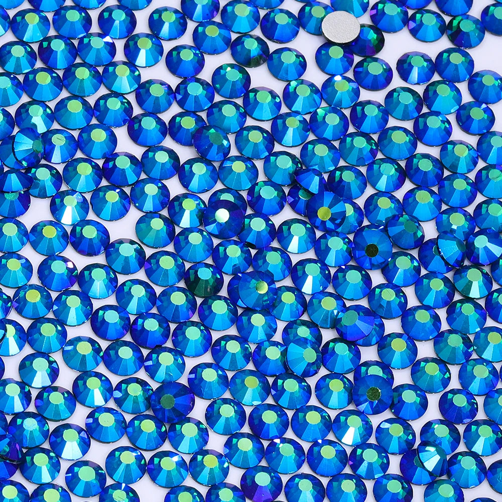 QIYI SS30-SS60 1001-1129 14400pcs Flat Back Non Hot Fix Durable Latest Fashion Popular Style Glass Crystal Rhinestones for Shoe