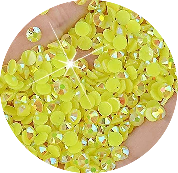 Hot Selling ABcolor 3mm Flat Back Crystal Rhinestone With Multiple Color Options, Circular Resin Rhinestone Nail Diamond Jewelry
