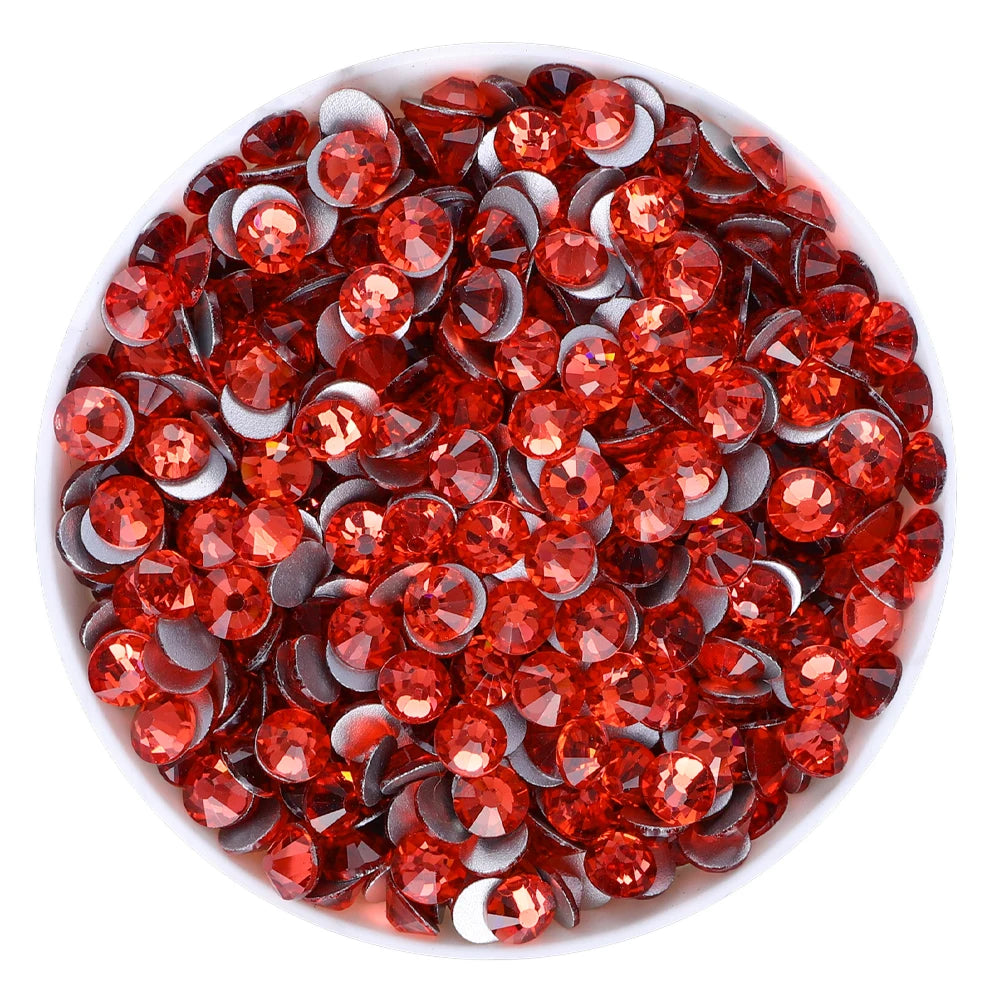 QIYI SS10-SS20 1130-1187 14400pcs Non Hot Fix Factory Direct Wholesale High Quality Durable Glass Crystal Rhinestones for Girls