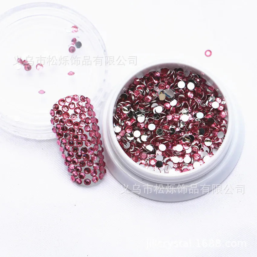 High Quality Bulk Flat Back Resin Rhinestones Flat Bottomed Rhinestone for Clothing Craft & Accessories Decoration Wholesale