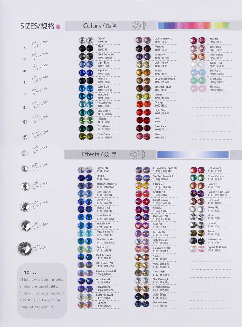 Wholesale Hotfix Rhinestones 70 Colors Loose Rhinestones Flatback Rhinestone Hot Fix for Blingbling Transfers Clothes Shoes