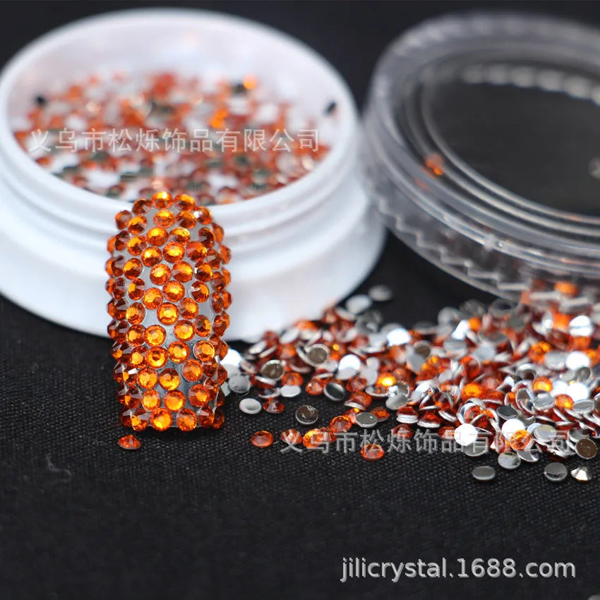 High Quality Bulk Flat Back Resin Rhinestones Flat Bottomed Rhinestone for Clothing Craft & Accessories Decoration Wholesale