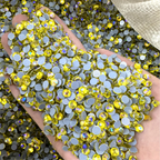 Factory Wholesale Over 200 Colors German Intensive Glue Hotfix Stone SS20 Glass Crystal AB Hot Fix Rhinestones for Wedding Dress