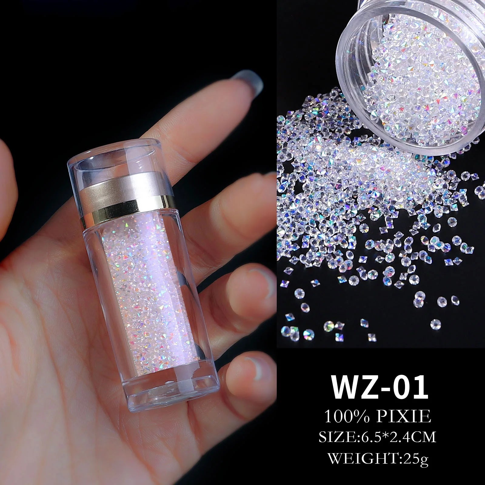 Hot Selling Nail Art Crystals Rhinestones High Quality Bulk Resin Crystals Nails Rhinestones