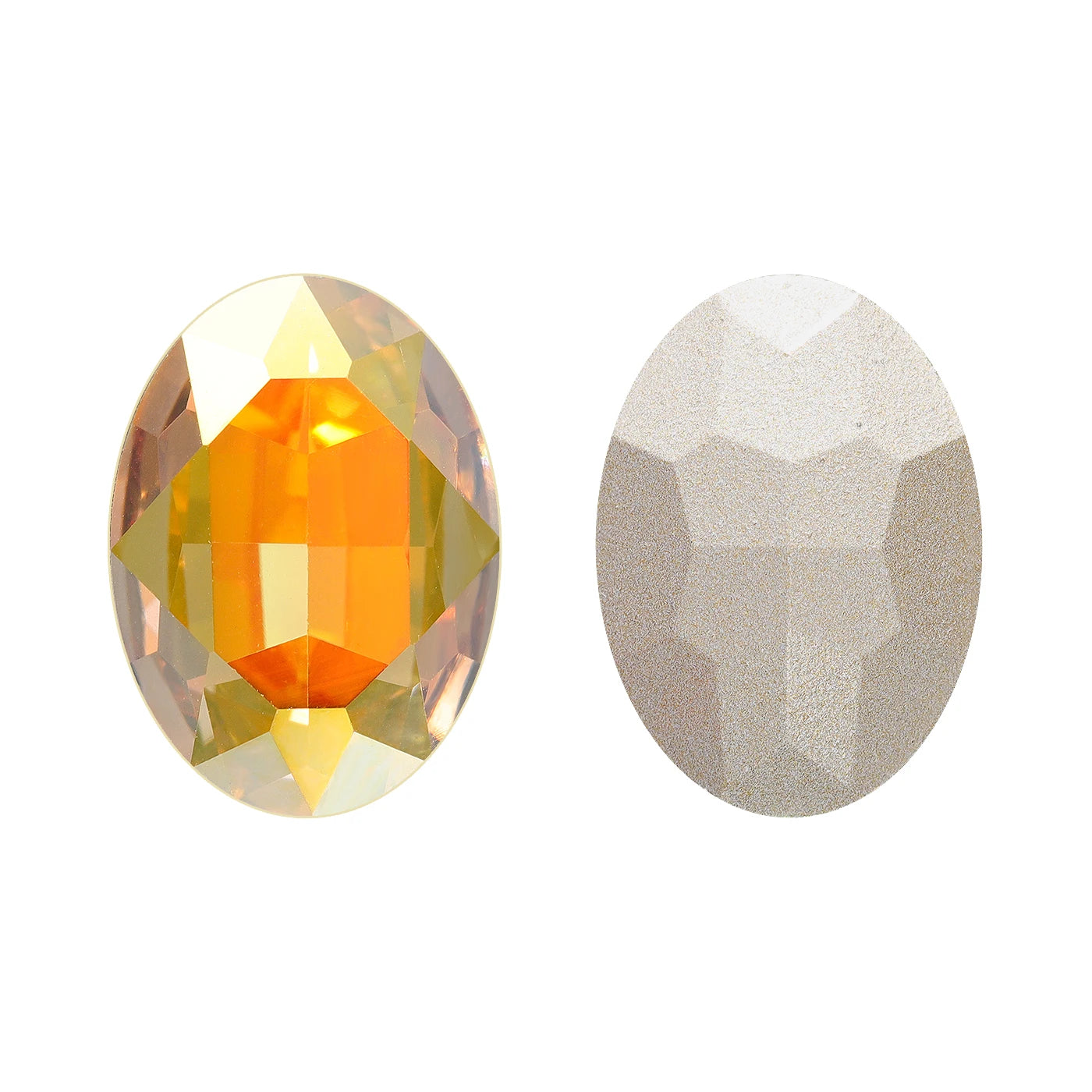 QIYI 2024  New Arrival Effect Factory Direct Wholesale Inviromental Friendly Oval Shape K9 Glass Stone for Clothing  Decoration