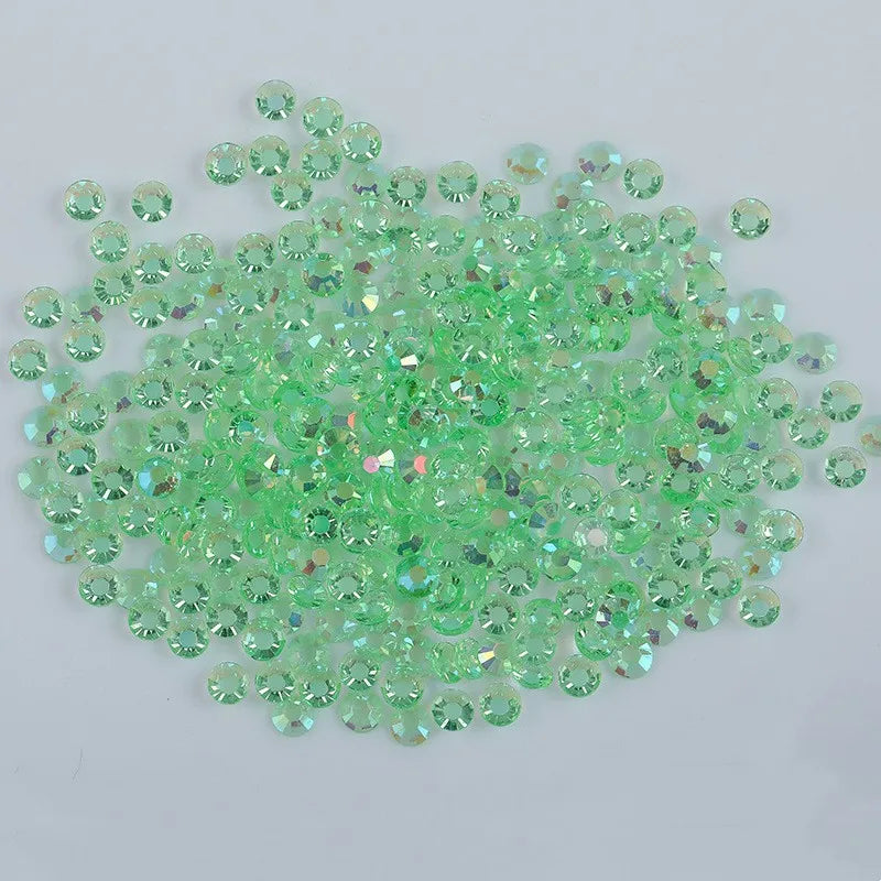 Wholesale of High Quality Flat Bottomed Crystal Rhinestones Transparent Jelly Rhinestones for Handicrafts