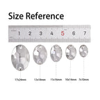 Wholesale Oval Crystal Sew-on Rhinestones K9 Glass Sew on Stones Garment Beads Clothing Sewing Accessories