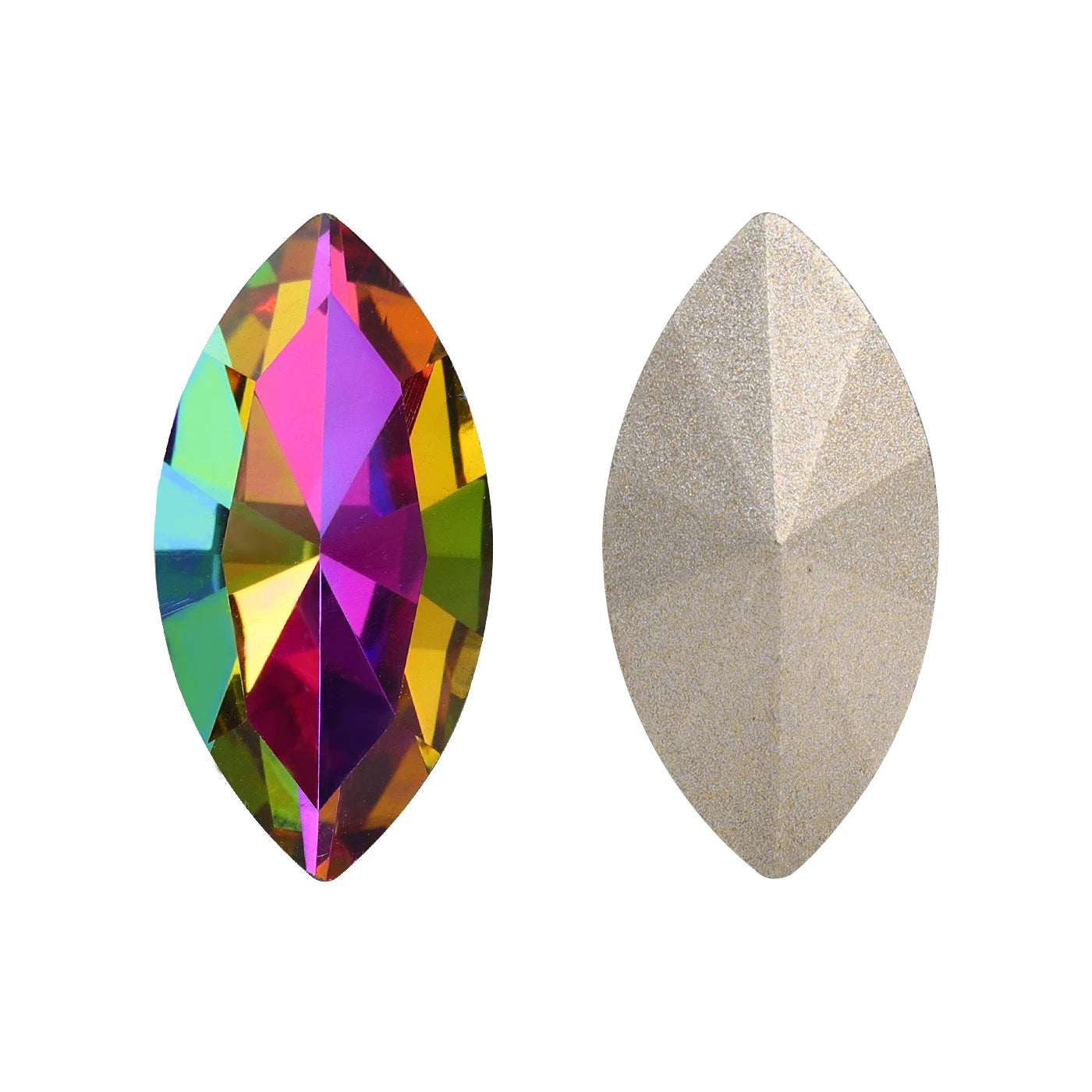 Wholesale Effect Color Fashion Design Minimalist Versatile Popular Decoration Eco-friendly Materials K9 Glass Point Back Stone