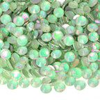 Latest New Colors Luminous Ss3-ss50 Wholesale Non Hotfix Cryatl Opal  Flat Back Crystal  Glass Rhinestones for DIY Gym Clothing