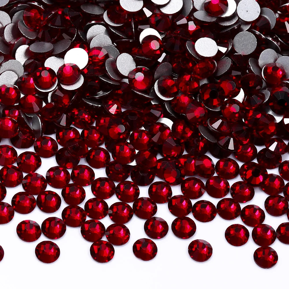 Newest Glass Rhinestones Non HotFix Flatback Rhinestones Bling Shine Bright Bulk Cup Rhinestone for Clothing Accessories