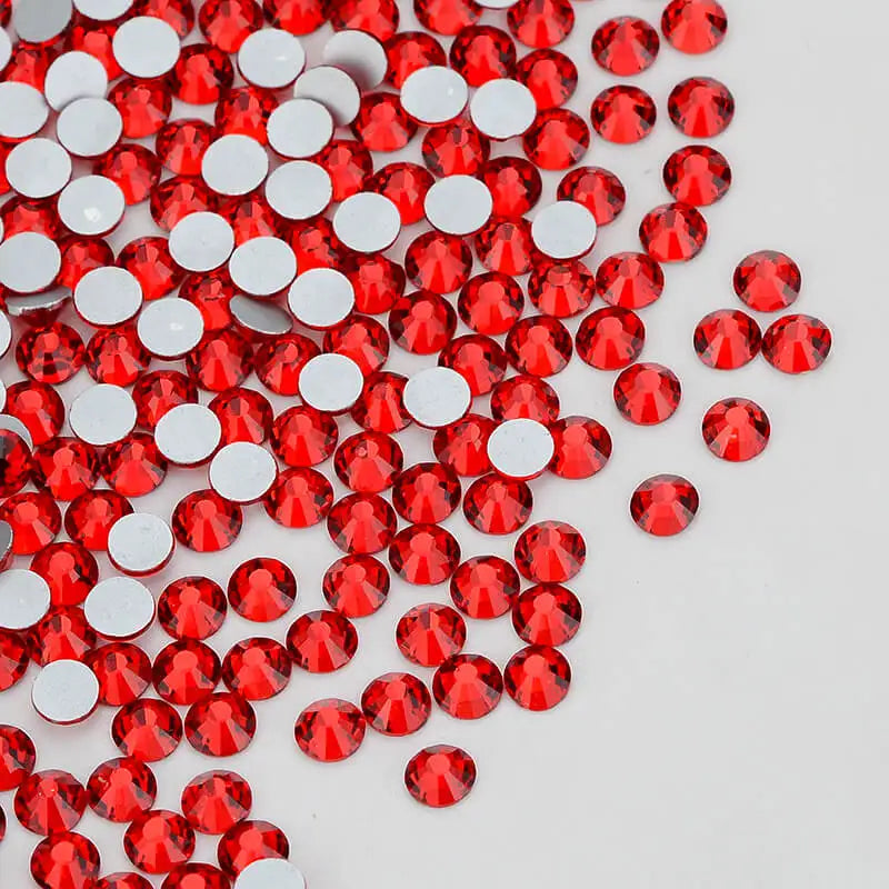 Hot Sale Bulk Flat Back Glass Crystals Nail Art Rhinestones Non-Hotfix Glitter Diamond Jewelry Accessory