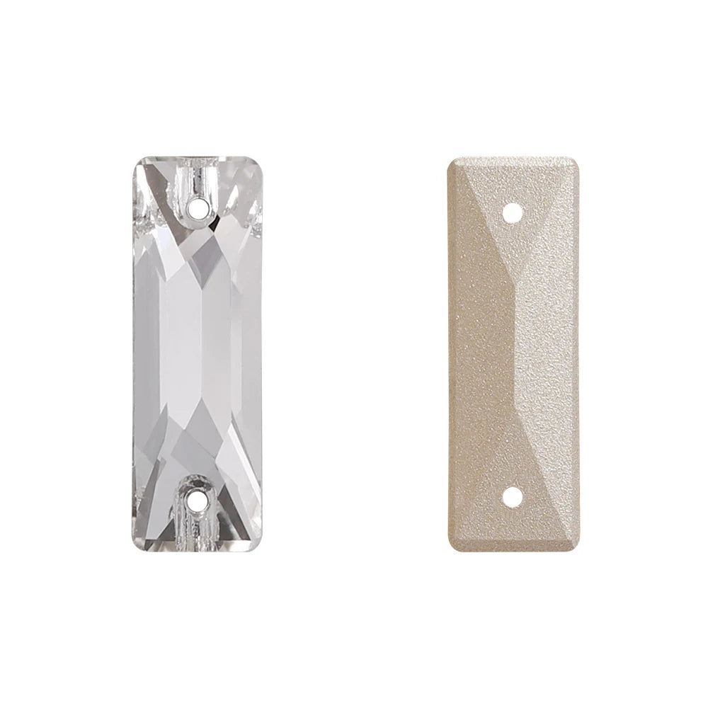 3250 Wholesale Rectangle  Cosmic  4*8/6*18/7*21/8.5*26mm Crystal Glass Sew-on Rhinestones Flatback or Clothing Decoration