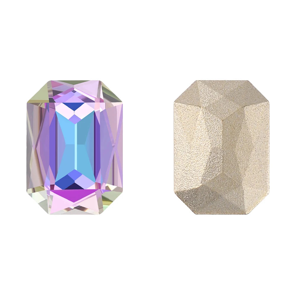 QIYI K9 Glass Grade AAAAAA Loose Rhinestones Maxi Cushion Octagon Point Back Stones