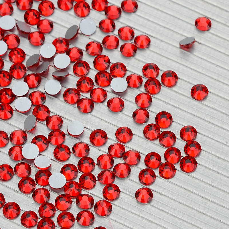 Wholesale SS3 Small Size Nail Charms Non Hotfix Crystal Rhinestone Bling Flatback Glitter Diamond Rhinestones Bulk  for Nail Art