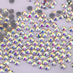 Crystal AB Color SS10 SS16 SS20 SS30 Hotfix Flatback Rhinestone Wholesale Rhinestone Bulk Glass Rhinestones 100 Gross Hot-fix