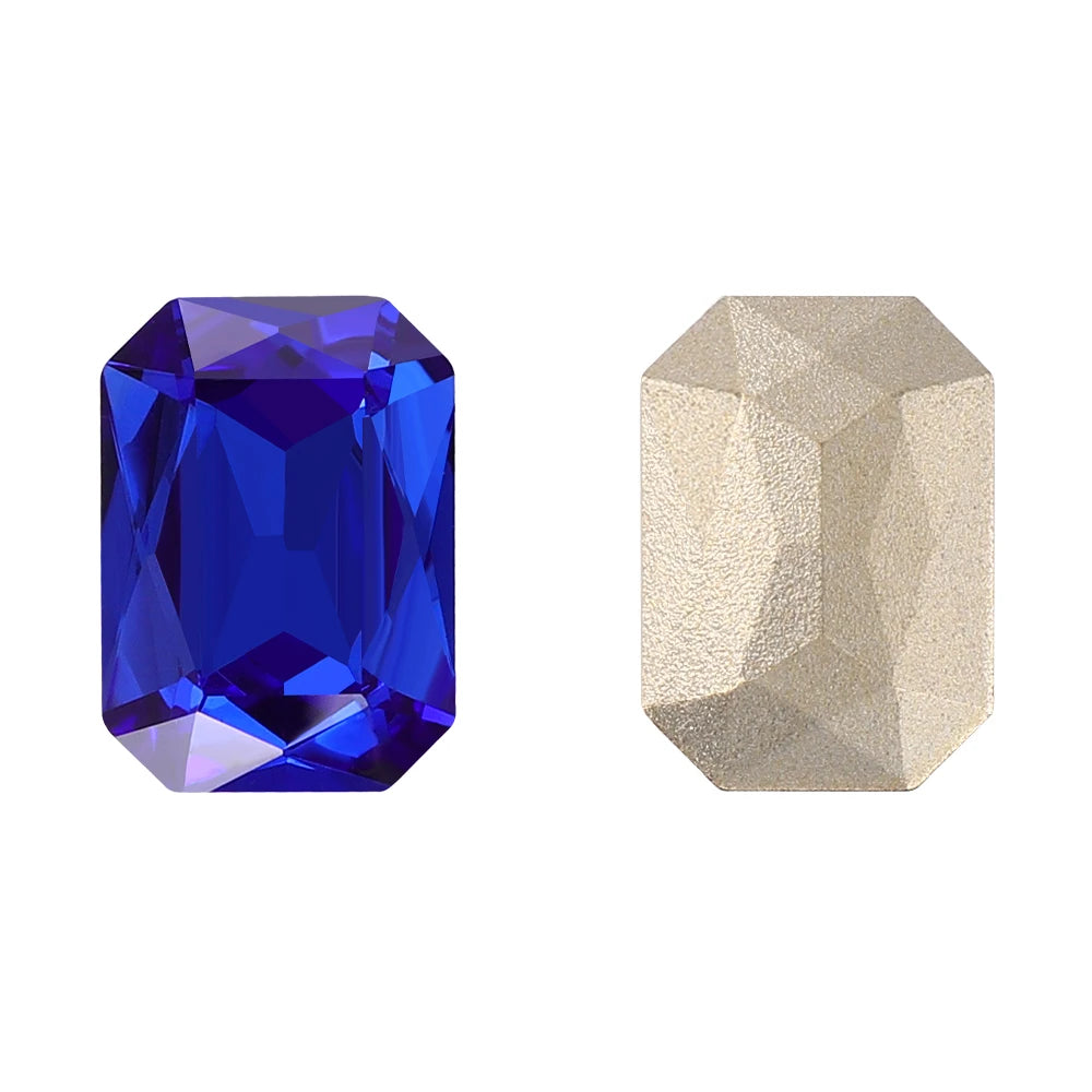 New Shape Hot Selling Maxi Cushion Octagon K9 Glass High Quality Durable Innovative Design Popular Decoration Point Back Stones