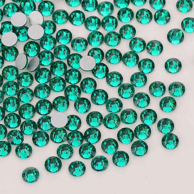 Wholesale Rhinestones Blingbling 100 Colors 12 Sizes Strass Flatback Glass Crystal Rhinestones for Cloth DIY Crafts