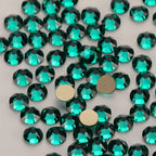 Wholesale  8 Big and 8 Small High Quality Machine Cut 16 Facets Rhinestones Iron on Decoration Garment