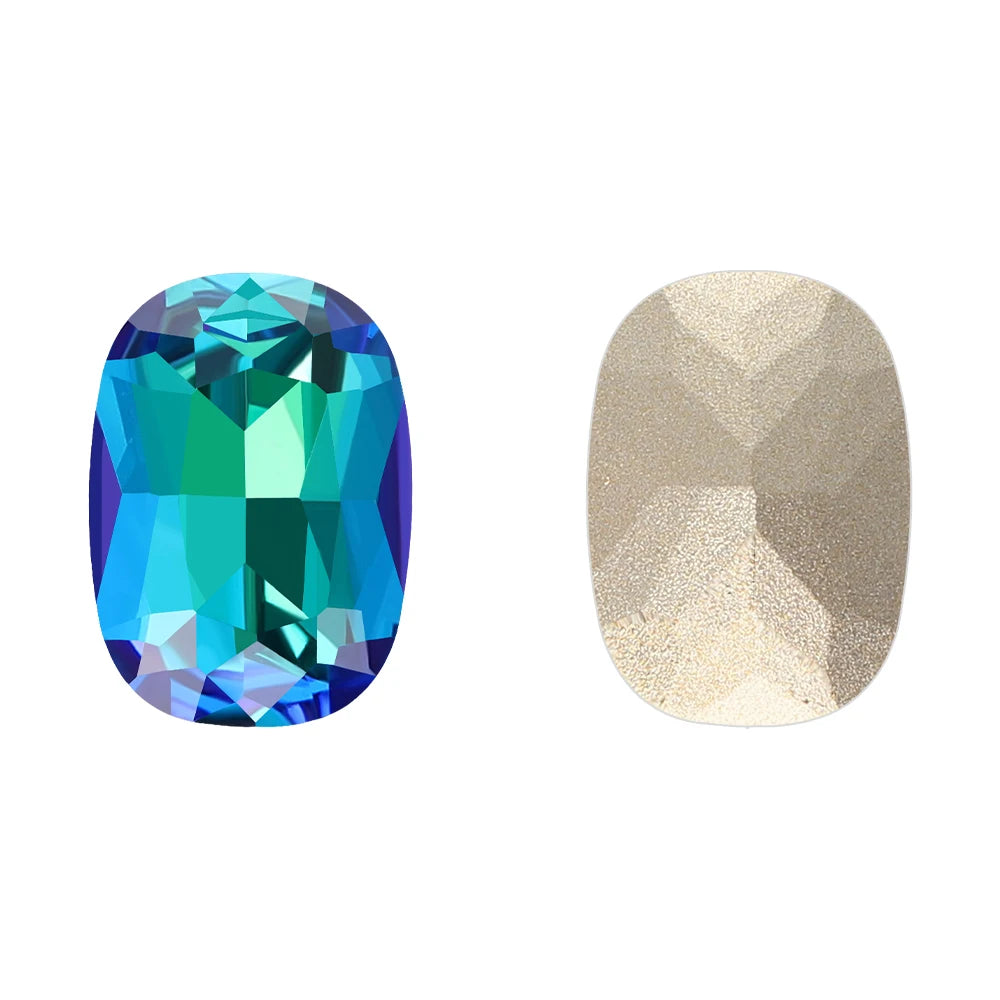 Latest Fashion Design Classical Rectangle for Fancy Stone High Quality Grade AAAAAA K9 Glass Point Back Stones 12 Facets